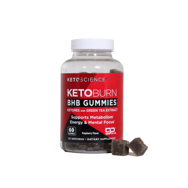 Keto Science Keto Burn Gummies, Raspberry, 60 Ct