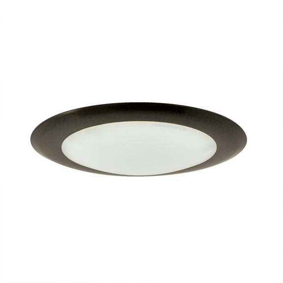 Nora Lighting Nlopac-R6509t2430 Opal 7-1/2" 3000K Led Flush Mount Ceiling Fixture - Bronze