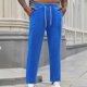 thumbnail image 4 of Ceisia Men Flannel Warm Sleep Pants Adjustable Drawstring Home Pants Casual Gift Outdoor Lounge Trousers, 4 of 9
