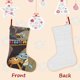 thumbnail image 3 of El Asombroso Mundo de Gumball Tema: Calcetines de Navidad, fino lino blanco para colgar en escaleras y chimenea, decoración navideña para el hogar, regalo de Navidad. 45cm × 32cm, 3 of 5