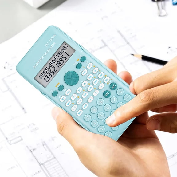 240 Functions Scientific Calculator 2 Line 10 2 Digits Desktop Math Calculator With Large Display for Teens Home Office College Class Learning Business Finance