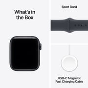 Apple Watch SE 3 [GPS + Cellular 40mm] Smartwatch with Midnight Aluminum Case with Midnight Sport Band - M/L