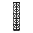 thumbnail image 3 of Weston Home Rebecca Wood 5-Shelf Corner Bookcase, Black, 3 of 6