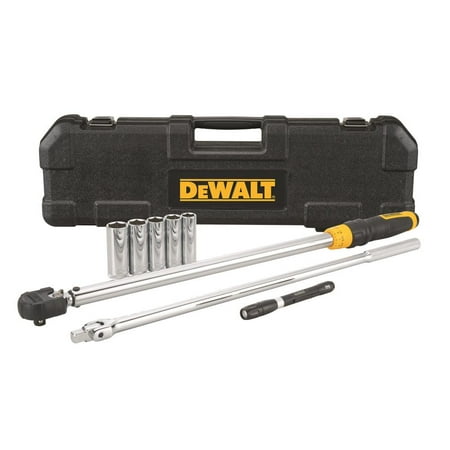 Dewalt-DWMT82839 8 pc. 1/2 in. Drive Torque Wrench Tire Change Kit