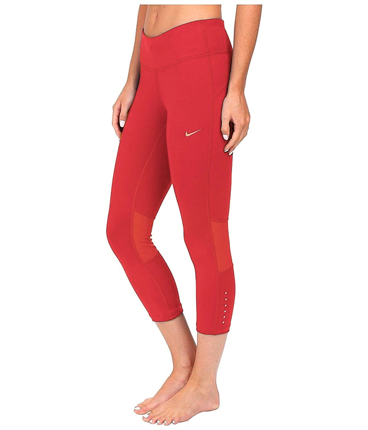 Nike Nike Women's DriFit Epic Run Crop Running TightsBright Crimson