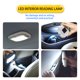 thumbnail image 4 of Gwong Autos DC 5V Universal USB Recargable Coche LED Luz de techo de techo Lámpara de lectura automática Gwong 24008441, 4 of 7