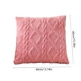 thumbnail image 2 of Kafsov 15.74x15.74 Inch Decorative Throw Pillows Cover for Home and Bedroom, Set of 2 with Invisible Zipper and Modern Design Pink, 2 of 8