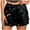 Black, variant on Women's sequin shorts, women's high waisted straight tube sequin hot pants, party sexy shorts with lining