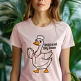 thumbnail image 5 of Registered Silly Goose T-Shirt for Women, Funny Nurse Cartoon Graphic Tee, Light Pink, Size M, 5 of 6