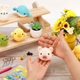 thumbnail image 5 of Xinyi Beginner Crochet Kit with Hook and Yarns, 5 PCS Animal Set for Adults, Includes Step-by-Step Instructions and Video Tutorials, Complete Crochet Set, 5 of 7