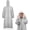 Grey, variant on LALACE Waterproof Rain Ponchos for Adults, One Size