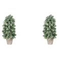 thumbnail image 1 of Cateissary Planta artificial con árbol de lavabo, plantas en maceta simuladas para Navidad, centro comercial de , decoración de bonsái tipo 2 tipo 2 2Conjunto, 1 of 6