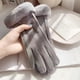 thumbnail image 3 of Minnieouse Los guantes térmicos de protección contra el viento con pantalla táctil disfrutan de actividades al aire libre con una amplia guantes y mitones Negro, 3 of 6