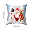 thumbnail image 5 of JLFNYA Pillow Covers,Pillow Protector Clearance!Christmas Print Pillow Case Polyester Sofa Car Cushion Cover Home Decor 4Pcs, 5 of 5