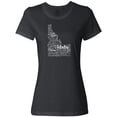 thumbnail image 3 of Inktastic Idaho State Word Salad Women's T-Shirt, 3 of 5