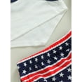 thumbnail image 6 of Infant Baby Girl Boy 4th of July Swim Clothes Sleeveless Crop Tops Independence Briefs Shorts Bikini Tankini Set, 6 of 8