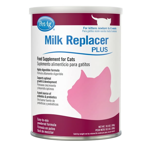 PetAg Milk Replacer Plus for Kittens, 10.5 oz.