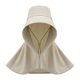 thumbnail image 2 of Sombrero de pescador de verano con protección solar integrada para hombros y cuello, sombrero de gran tamaño para ciclismo, sombrero para el sol, 2 of 6