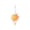 Orange, variant on FastXmas Hanging Ball Chew Toy For Parrots Birds Cage Decor Detachable Designs Reduce Pet Anxiety Daily Bird Cage Entertainment Toy with 1 Bell for Budgie African Grey Cockatoo Cockatiel Sun Conures