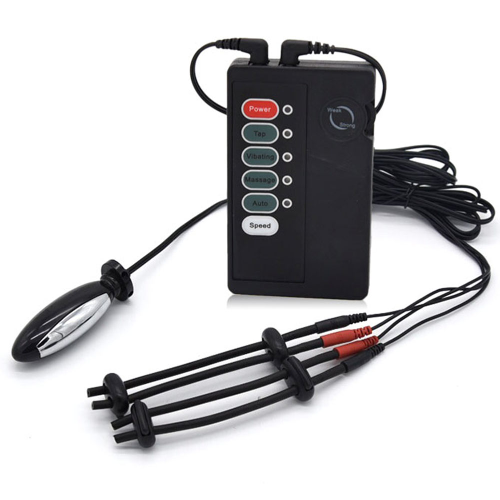 Electric Breast Clip Shock Clamp EStim Electric Shock Massage Kit