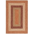 thumbnail image 2 of SAFAVIEH Braided Kent Geometric Machine Washable Reversible Area Rug, Rust/Red, 2' x 3', 2 of 18