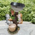 thumbnail image 2 of LED Solar Light Little Animal Sculpture Resin Statue Lamp Garden Decor (C), 2 of 8