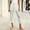 White 1, variant on FAHXNVB Women Lace Trim Long Bloomers Elastic Waist Ruffle Pantaloons Cropped Flared Slips Pants Solid Color Soft Comfy Capri Pajama Bottoms,L,Pink