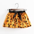 thumbnail image 2 of Oiyii Big Girls' Spider Web Printed Tutu Skirt Elastic Waist Mini Skirts Summer Halloween Photo Dresses,Orange, 2 of 5