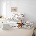 thumbnail image 6 of Manfei Western Cowboy Twin Bedding Sets 7-Piece, Brown Farm Horse Bedding Comforter Set, Tropical Desert Cactus Sheet Sets, Breathable Bedroom Decor, 6 of 8