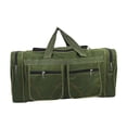thumbnail image 3 of Bolsa de viaje tipo lona, ​​bolsa de equipaje para mujer y hombre, bolsa de almacenamiento para acampar Verde, 3 of 9