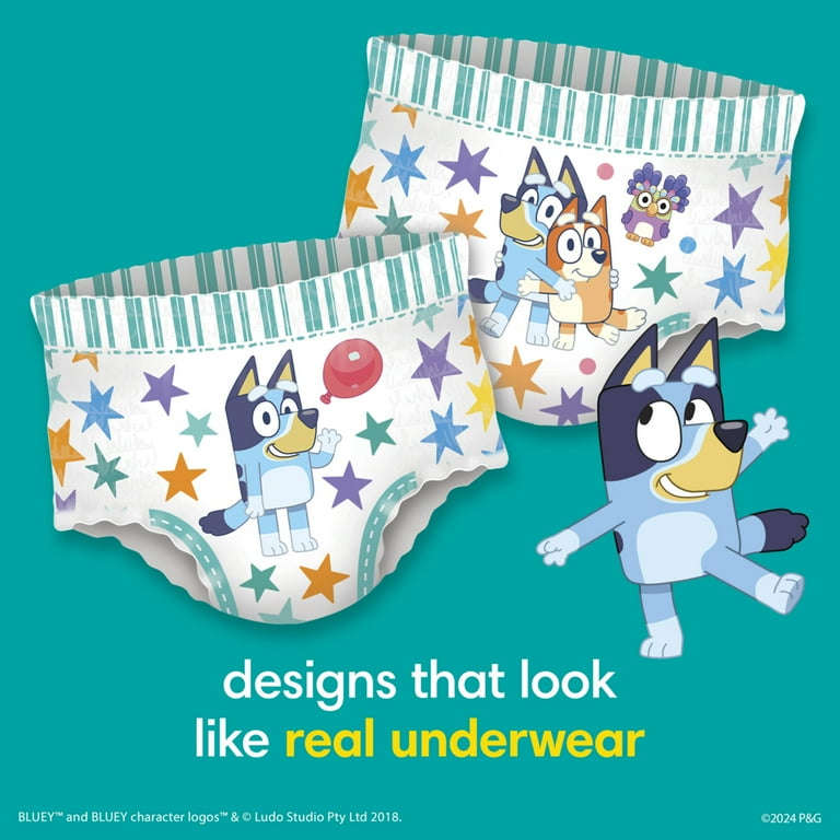 Pampers Easy Ups Bluey Training Pants Toddler Boys Size 4T/5T 66 Count (Select for More Options)
