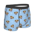 thumbnail image 3 of Balery Terrier Men's Boxer Briefs, Soft and Breathable Cotton Underwear with nylon Waistband-Small, 3 of 9