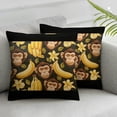 thumbnail image 3 of Monkeys Love Banana Pillowcase for Body Pillow Long Soft Throw Pillow Case Cover for Bed Couch, 3 of 7
