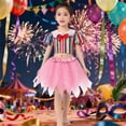 thumbnail image 2 of XAOFW Girls Skirts Tutu Polka Layered Sparkly Sequin Dance Performance Ball Gown Soft Comfortable Party Night Skirt, 2 of 4