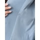 thumbnail image 5 of Conjunto de falda de 2 piezas Inspire Chic para mujeres, blazer de manga corta y faldas lápiz, atuendos formales de oficina casuales, L azul, 5 of 6