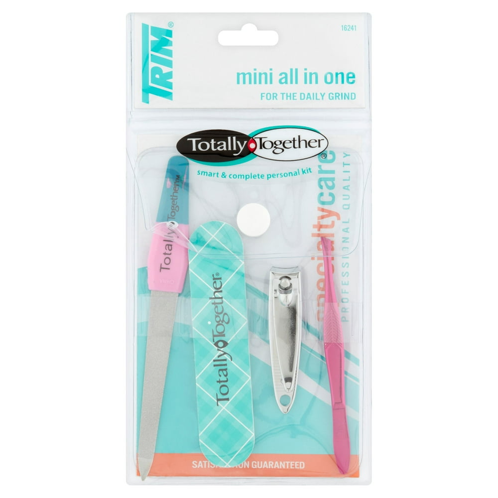 TRIM Nail Care AllinOne Personal Manicure Mini Kit, 4 Pieces