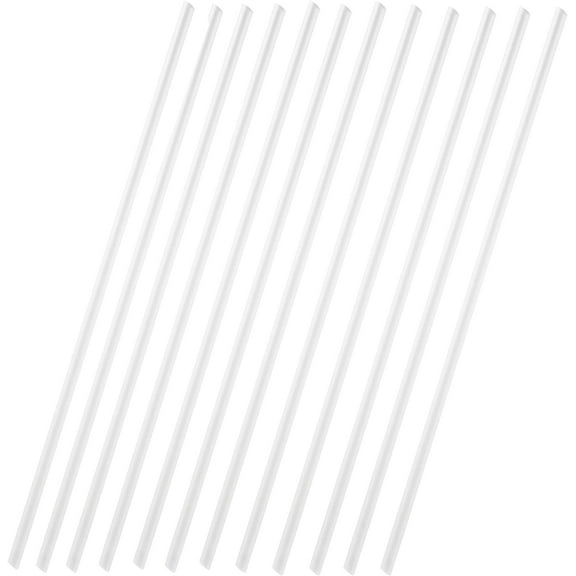 18 Inch Long Flexible Drinking Straws, 12 Count (Pack of 1)