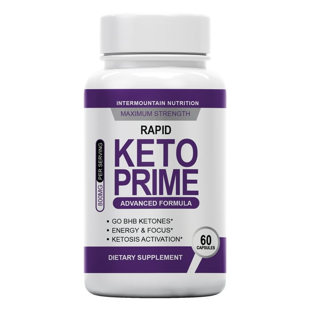 Rapid Keto, Rapid Keto Prime Pills, Go BHB Ketones, Ketosis Activation,  Enhanced Energy & Focus, The Official Brand Dietary Supplement - Walmart.com