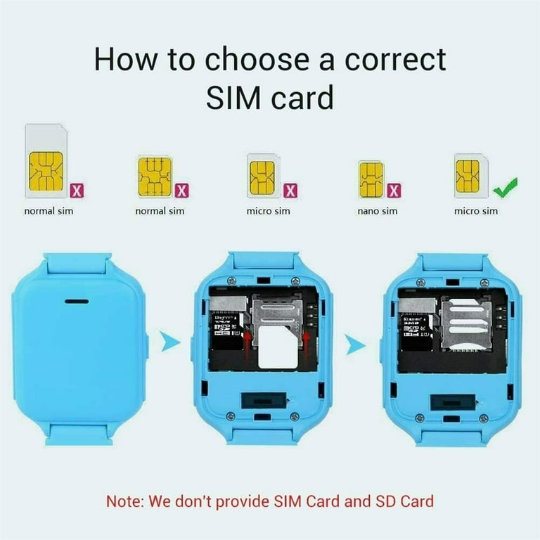 Insert Sim Smart Watch Sd Card A1 SIM-Supported Smart Watch With