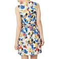 thumbnail image 2 of Jones New York Womens Belted Midi Fit & Flare Dress, 2 of 2