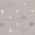 thumbnail image 6 of SAFAVIEH Kids Fredrick Polka Dots Wool Area Rug, Grey/Multi, 3' x 5', 6 of 7