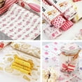 thumbnail image 6 of Cute Wax Paper 50pcs Picnic Paper for Food Wax Paper Deli Baking Sheets for Sandwich Hamburger Oil-proof Waterproof Cookies Wrapping Tissue for Kitchen Food Basket Liner (Floral Pattern), 6 of 7