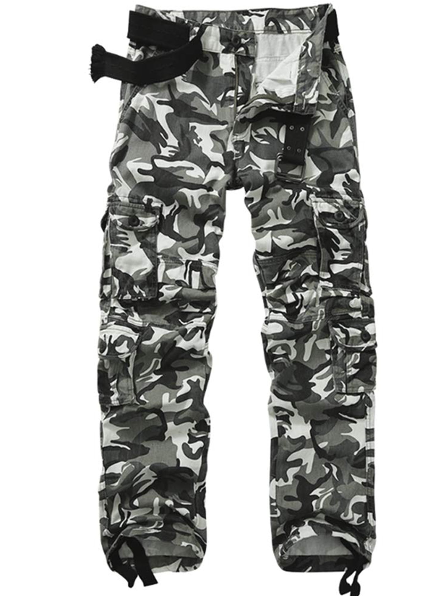 Men's Relaxed Fit Cargo Pants with Multi Pockets Outdoor Work Pants 40