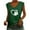 Green, variant on Fesfesfes Womens Basic Tops Women V-neck Print T-Shirts Fashion Comfortable Female Blouses Tops Spring Tops S(US:4)