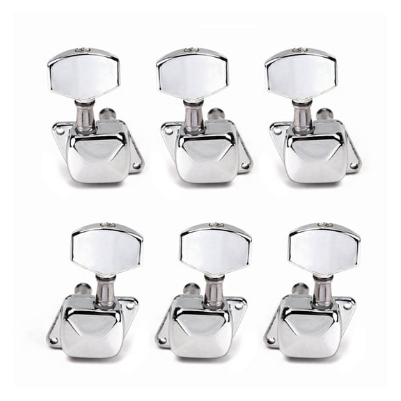 Tuning Peg 6 Pieces 3L3R Semiclosed Guitar Tuning Pegs Tuners Machine Heads