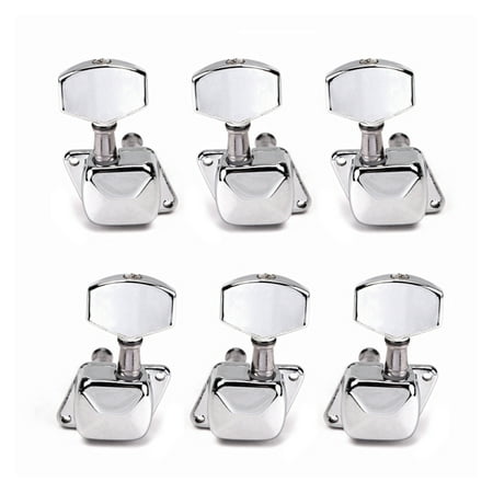 Tuning Peg 6 Pieces 3L3R Semiclosed Guitar Tuning Pegs Tuners Machine Heads