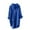 508_Blue, variant on ZHENHONG Button Down Shirts for Women,Autumn Solid Color Shirt Simple Double Pocket Long Sleeved Temperament Top,Blue Women Blouses