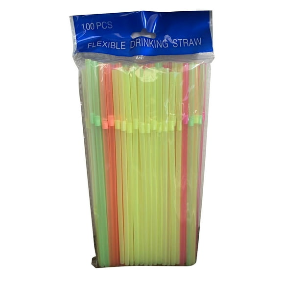 Binwennn Gobelet Jetable Transparent 100 Pcs Adapté pour Usage Quotidien Fêtes Rassemblement Crayon pour Tube de Classe Lit Parapluie Remue-Pieds Flexible Ne Se Plie Pas Photo Arc-en-Ciel Papier Froissé Extra Long 15