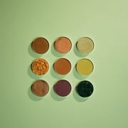 Palladio Ultimate 9-Count Eyeshadow Palette, Talc-Free Formula, Highly Pigmented Shades in A Mix of Matte and Shimmer Finishes, Blendable Long Lasting Colorful Professional-Grade Makeup,Natural Earth