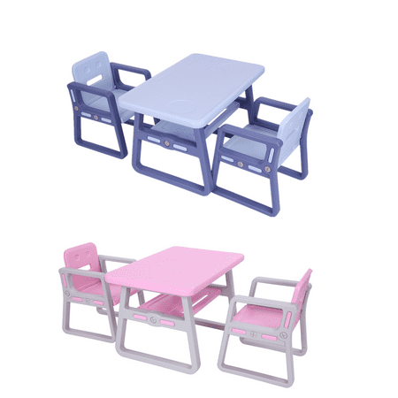 Kids Table and Chairs Set - Toddler Activity Chair Best for Toddlers Lego, Reading, Train, Art Play-Room Little Kid Children Furniture Accessories - Plastic